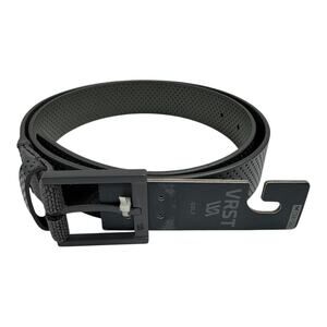 VRST Men's Grey Leather Golf Belt Size Medium (32-34)